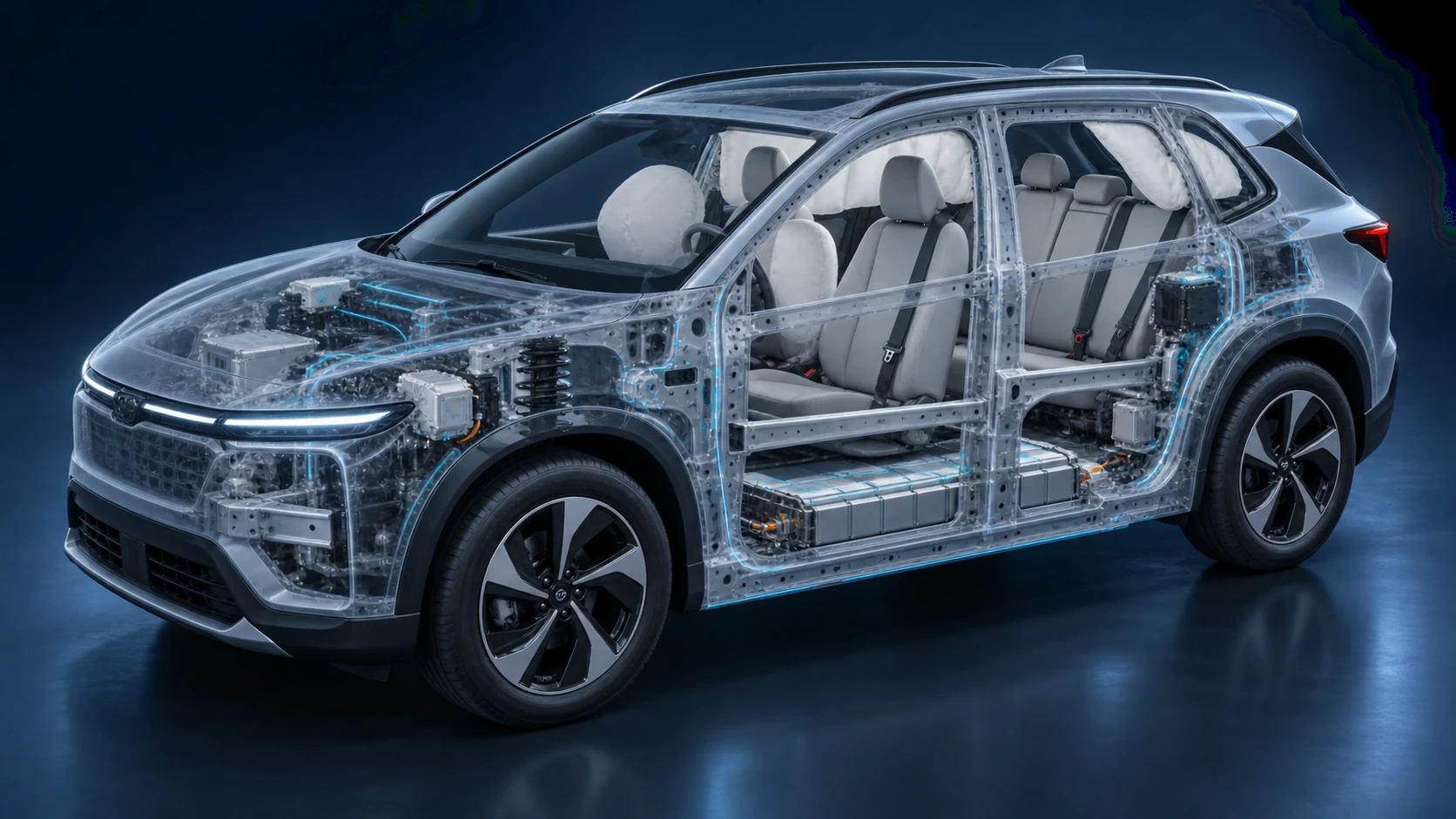 Conceptual whole-vehicle safety engineering visualisation