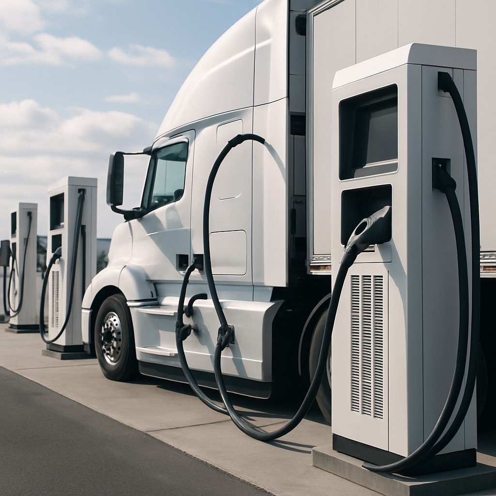 Megacharger Networks for Heavy-Duty EVs Expand