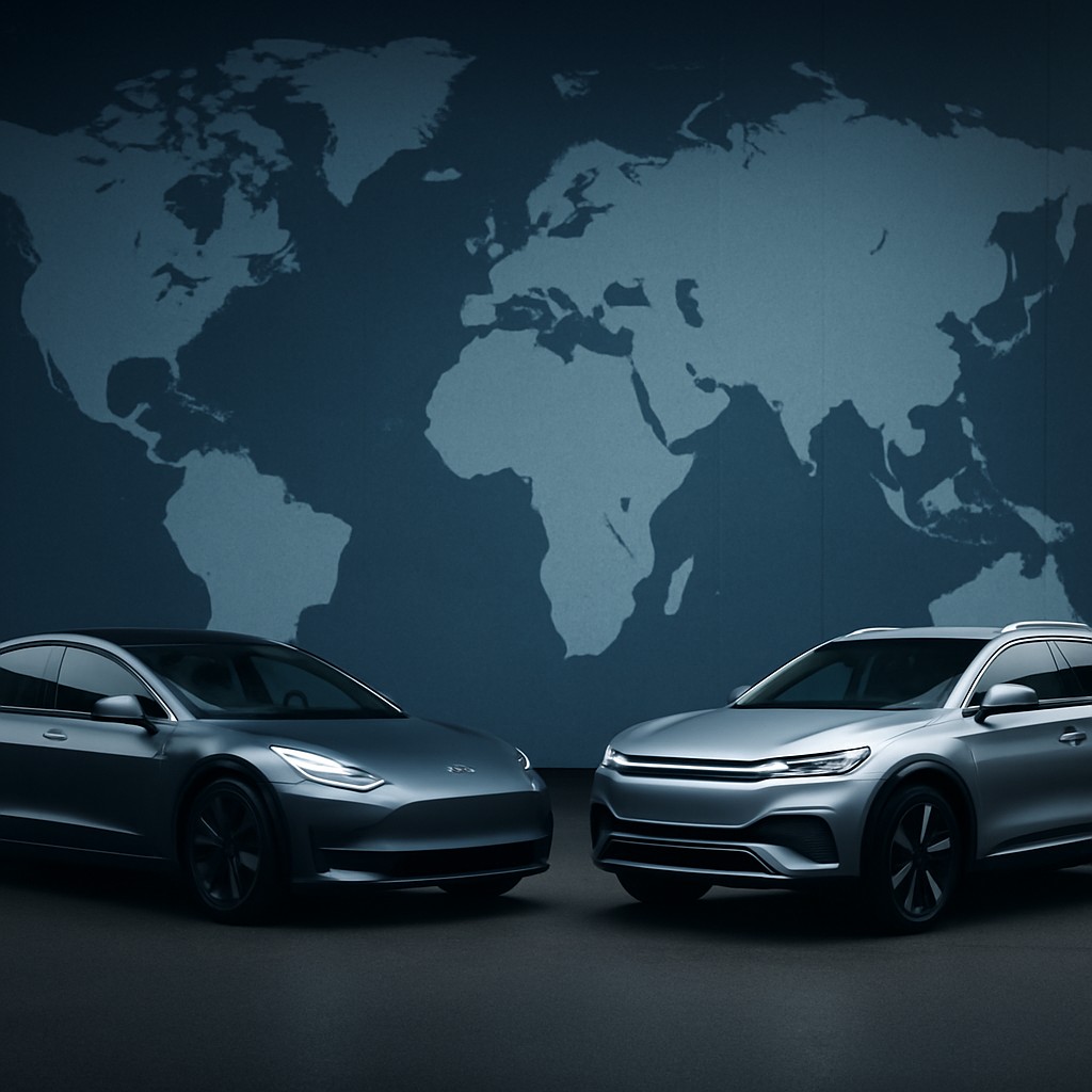 Tesla vs BYD: Global EV Delivery Wars 2025