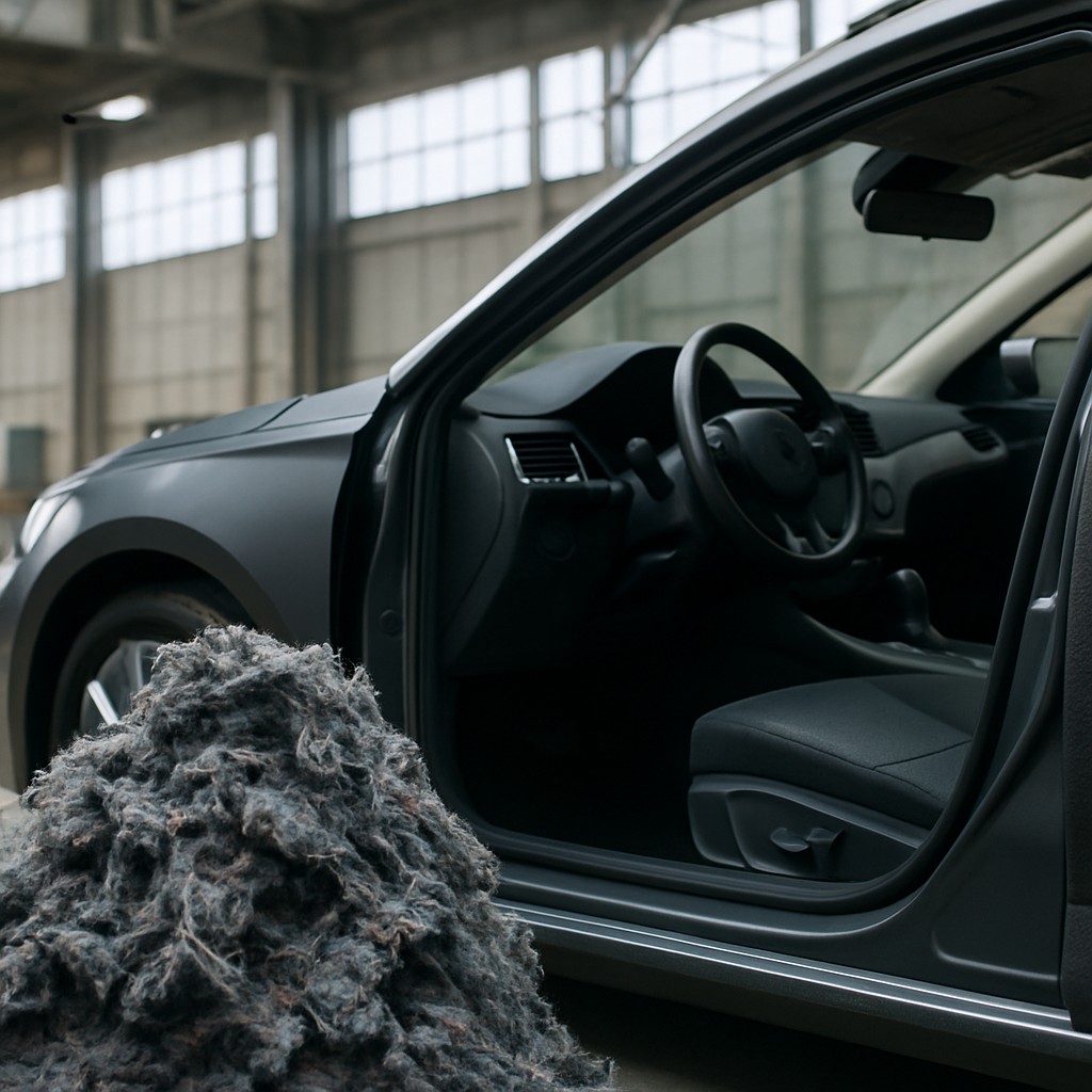 Textile Waste to Interior Components in Cars
